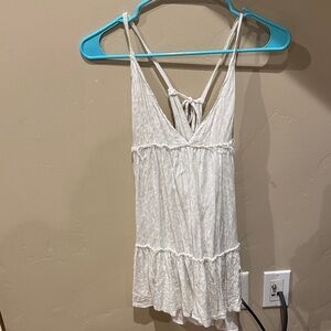 White Sleeveless Dress